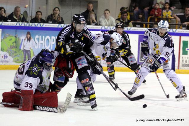 Photo hockey Ligue Magnus - LM playoffs : finale, match 5 : Rouen vs Grenoble  - Les Dragons matres  domicile !