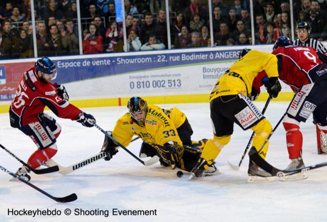 Photo hockey Ligue Magnus - LM Playoffs : Finale, match 7 : Angers  vs Rouen - Champion rime avec Dragons