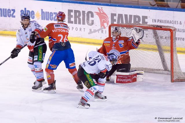 Photo hockey Ligue Magnus - LM Poule Relgation Match 2 : Lyon vs Caen  - Lyon double la mise