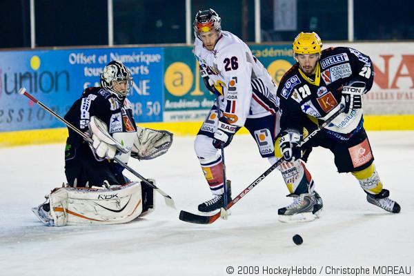 Photo hockey Ligue Magnus - Play-off : 1/4 de finale, match 4 : Strasbourg  vs Grenoble  - Et tout bascule en 11 secondes