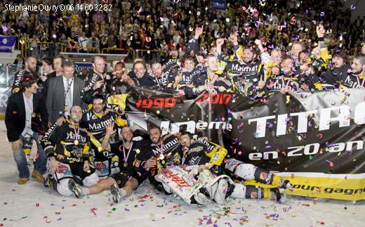 Photo hockey Ligue Magnus - Play-off Ligue Magnus : finale, match 5 : Rouen vs Angers  - Rouen : Une dizime  l