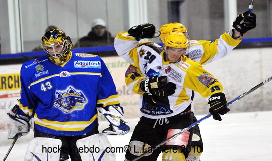 Photo hockey Ligue Magnus - Play-off Ligue Magnus :1er tour, match 1 : Villard-de-Lans vs Strasbourg  - Villard de Lans rate le coche