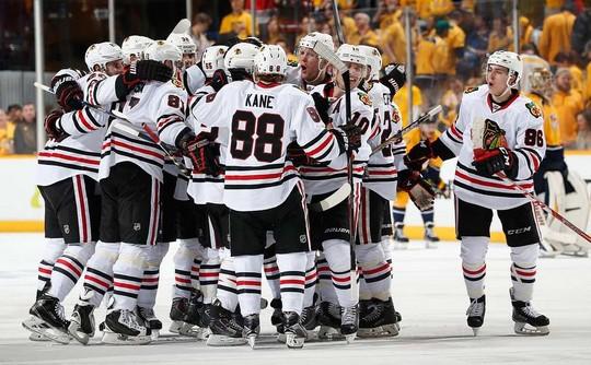 Photo hockey NHL : National Hockey League - AHL - NHL : National Hockey League - AHL - NHL : Chicago de nouveau en finale