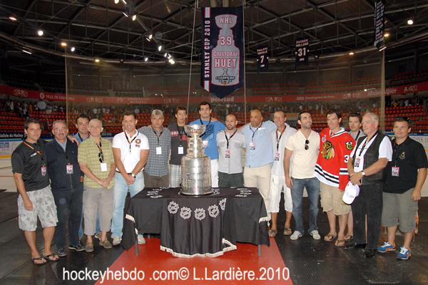 Photo hockey NHL : National Hockey League - AHL - NHL : National Hockey League - AHL - NHL:  Cristo, la Coupe, les copains