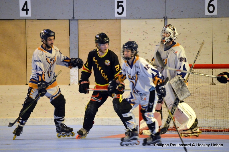 Photo hockey Roller Hockey - Roller Hockey - N1 : Le leader se fait peur