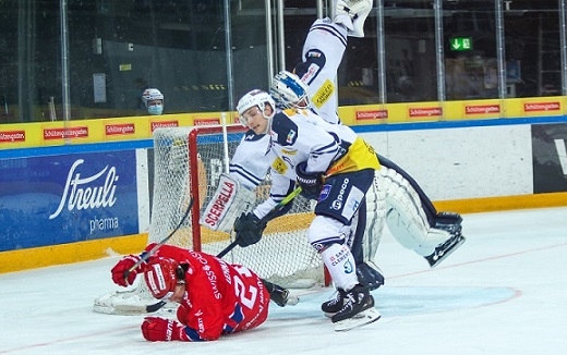 Photo hockey Suisse - National League -  : Rapperswil-Jona vs Ambr-Piotta - Ambr trbuche  Rappi