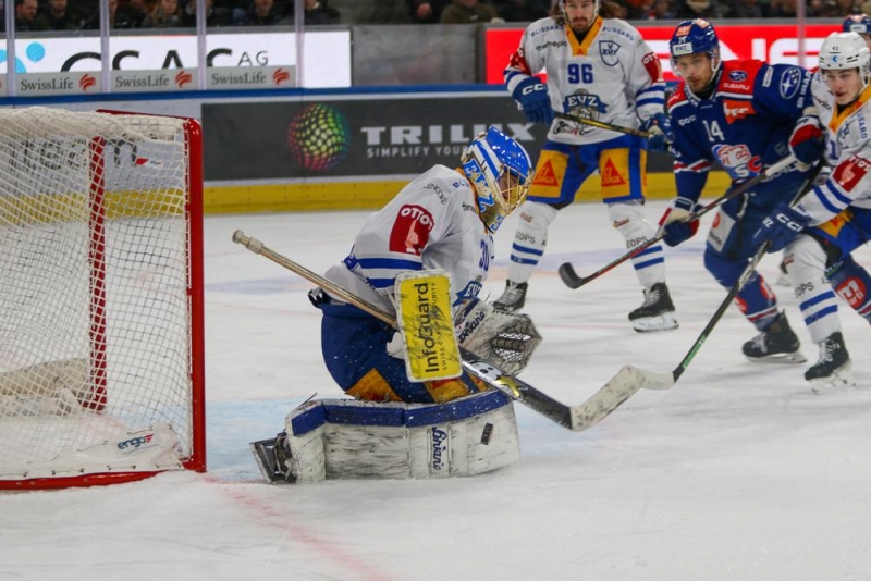 Photo hockey Suisse - National League -  : Zrich vs Zug - La pluie et le beau temps zougois