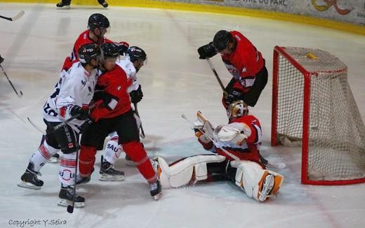 Photo hockey Suisse - Swiss League - Suisse - Swiss League : Martigny (HC Red Ice Martigny-Verbier) - Visp djoue le Red Ice