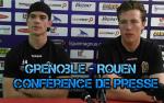 Grenoble-Rouen: Confrence de presse