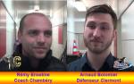 Clermont VS Chambery - Interviews