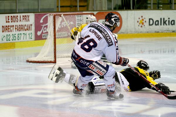 Photo hockey CDL : Des buteurs en interview - Coupe de la Ligue ARCHIVES : Rouen (Les Dragons)