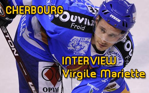 Photo hockey Cherbourg : Interview Virgile Mariette - Division 2 : Cherbourg (Les Vikings)