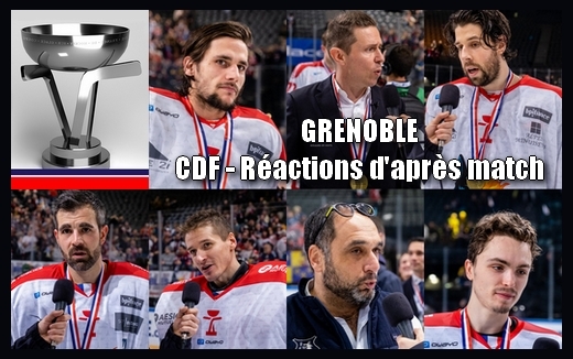 Photo hockey FINALE CDF : Ractions Grenobloises - Coupe de France : Grenoble  (Les Brleurs de Loups)