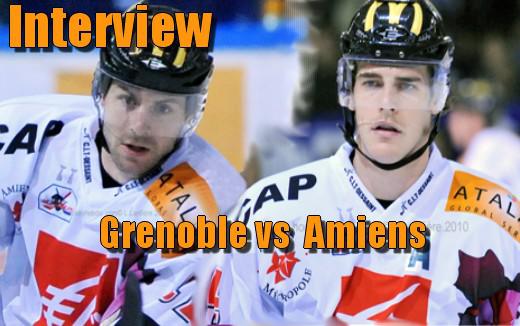 Photo hockey Grenoble - Amiens : interviews - Ligue Magnus