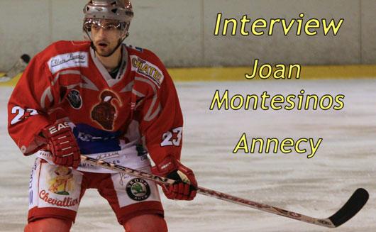 Photo hockey Interview : Joan Montesinos - Division 1 : Annecy (Les Chevaliers du Lac)