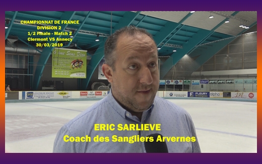 Photo hockey Interview Eric Sarlive - Division 2 : Clermont-Ferrand (Les Sangliers Arvernes)