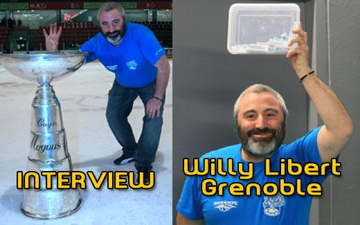 Photo hockey Interview Willy Libert - Ligue Magnus : Grenoble  (Les Brleurs de Loups)