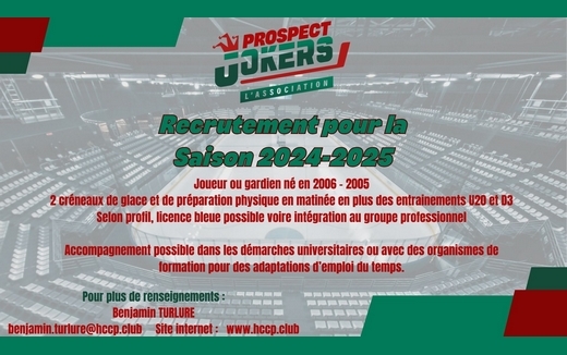 Photo hockey 2024/2025 - Cergy recrute Joueurs 2005-2006 - Hockey Mineur : Cergy-Pontoise II (Les Jokers)