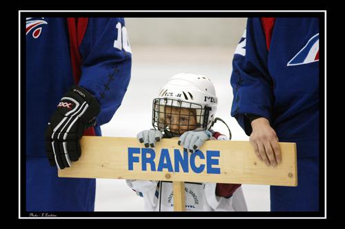 Photo hockey CDL: quipe de France U20 face  Grenoble - Coupe de la Ligue ARCHIVES