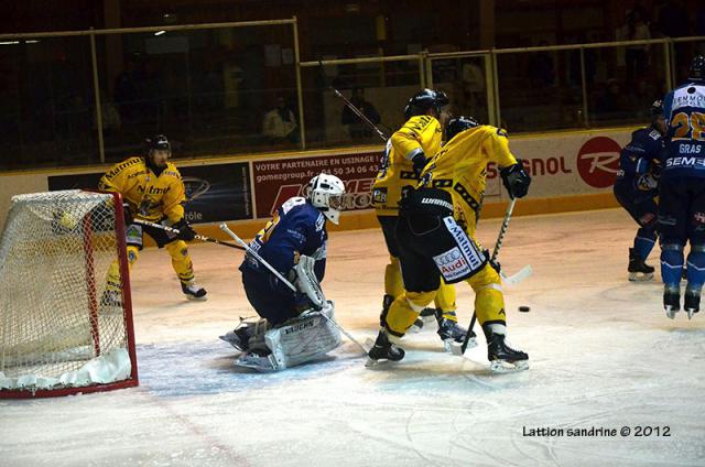 Photo hockey Chamonix Rouen en images - Ligue Magnus