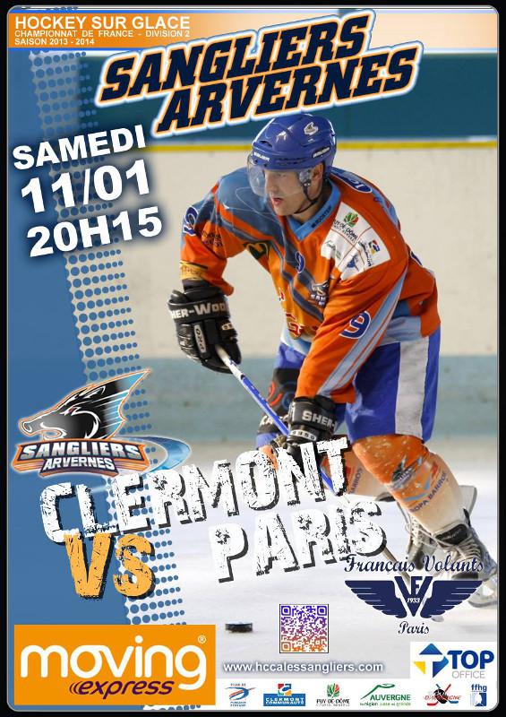 Photo hockey Clermont vs Paris_FV   Division 2 - Division 2 : Clermont-Ferrand (Les Sangliers Arvernes)