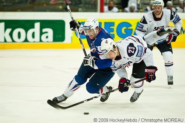 Photo hockey CM 09 : Galerie photos France - USA - Championnats du monde