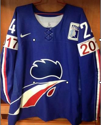 Photo hockey CM 14 : Le nouveau maillot des Bleus - Championnats du monde