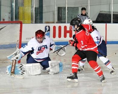 Photo hockey CM U18 Fem : Le Canada pour changer - Championnats du monde