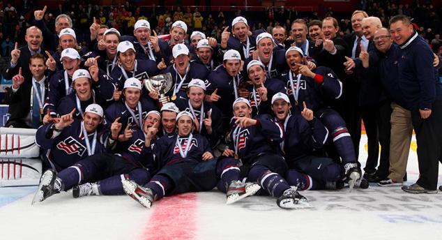 Photo hockey CM U20 : Les Etats Unis champions du monde ! - Championnats du monde