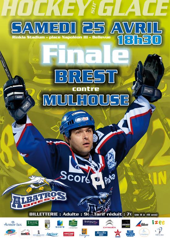 Photo hockey D2 : Brest - Mulhouse  guichet ferm - Division 2