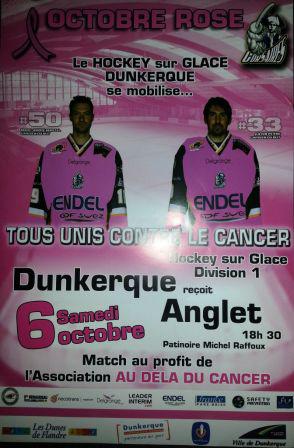 Photo hockey Dunkerque : Octobre rose - Division 1 : Dunkerque (Les Corsaires)