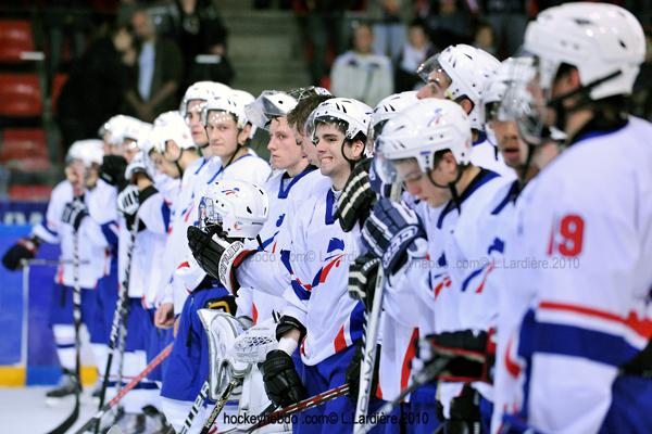 Photo hockey EDF : Les U20  Courchevel - Equipes de France