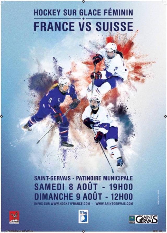 Photo hockey EDF Fm. : France - Suisse - Hockey fminin