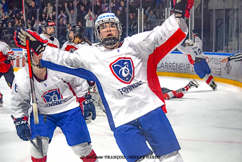 Photo hockey Face  lAutriche, les bleues tombent en Prolongation - Championnats du monde