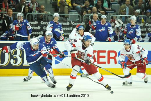 Photo hockey France-Rep Tcheque -nouvelles photos - Championnats du monde