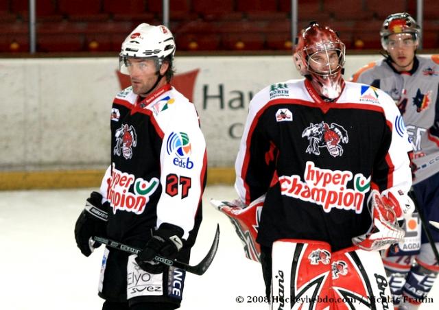 Photo hockey Franois Groleau jouera contre Grenoble - Coupe de la Ligue ARCHIVES : Brianon  (Les Diables Rouges)