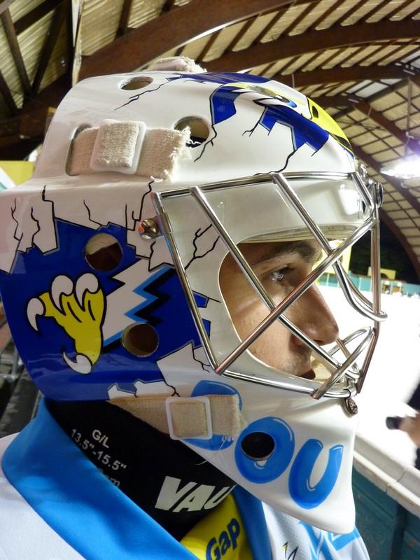 Photo hockey Gap : Le nouveau masque de Macek - Ligue Magnus : Gap  (Les Rapaces)