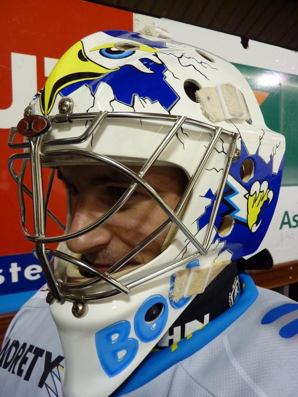 Photo hockey Gap : Le nouveau masque de Macek - Ligue Magnus : Gap  (Les Rapaces)