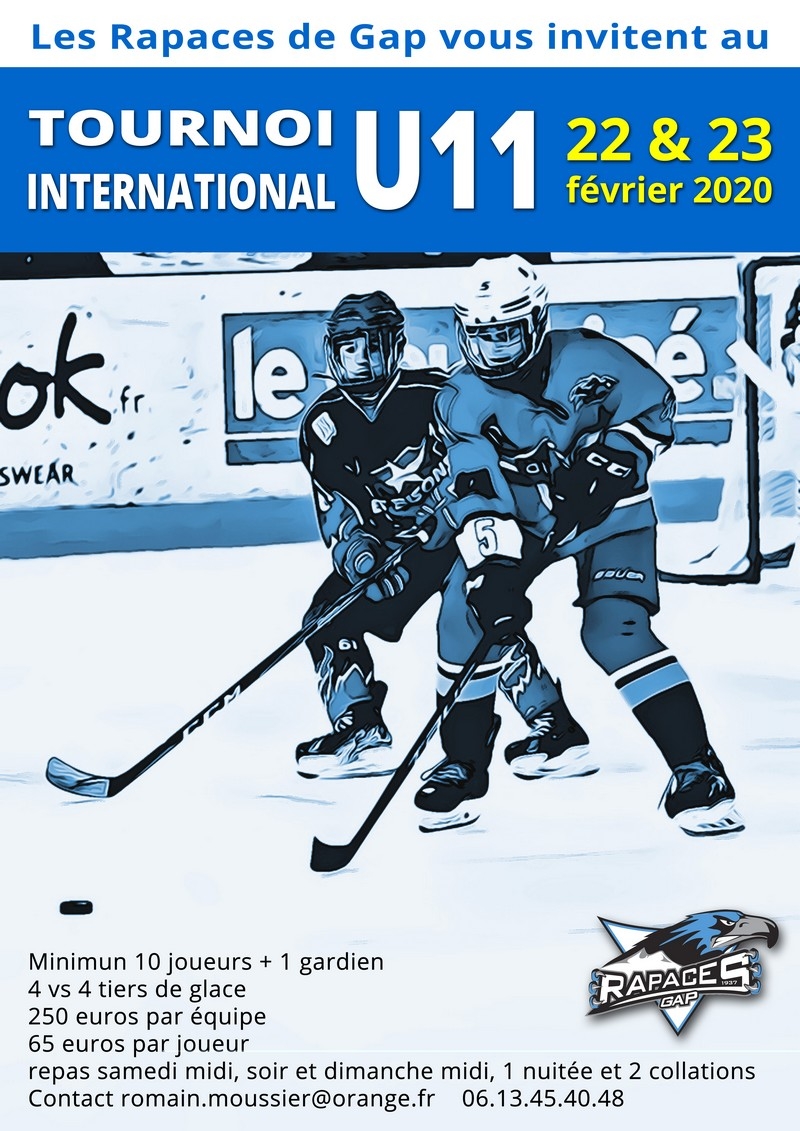 Photo hockey Gap - Tournoi U11 - Hockey Mineur : Gap  (Les Rapaces)