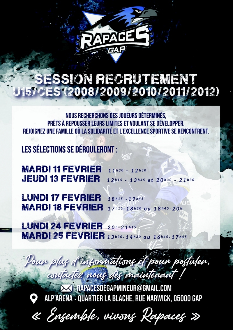 Photo hockey GAP Mineur - Journes de recrutement - Hockey Mineur : Gap  (Les Rapaces)