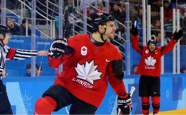 Photo hockey JO : Canada et Sude en quarts - Jeux olympiques