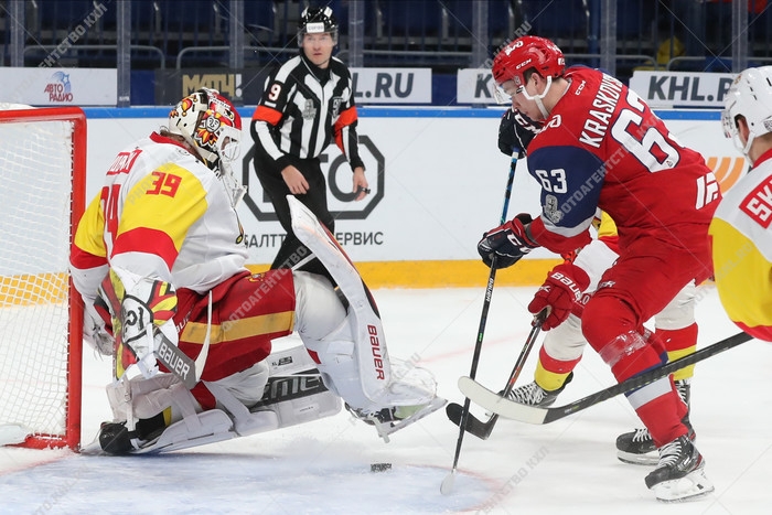 Photo hockey KHL : Ca double fortement - KHL - Kontinental Hockey League