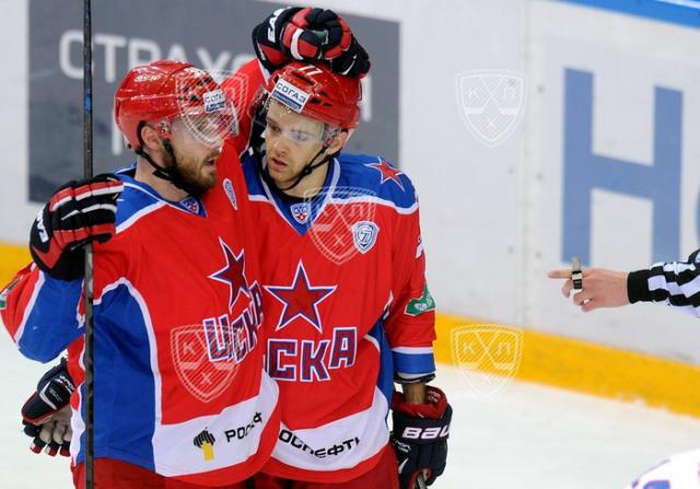 Photo hockey KHL : Da Costa dcisif - KHL - Kontinental Hockey League