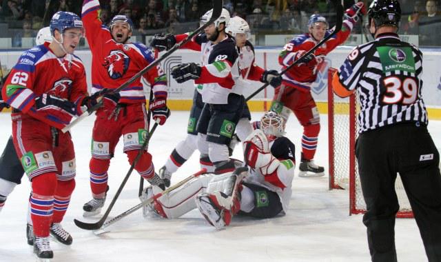 Photo hockey KHL : Dmonstration tchque - KHL - Kontinental Hockey League