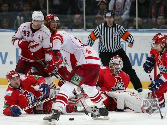 Photo hockey KHL : La soire des cartons - KHL - Kontinental Hockey League