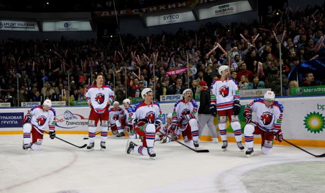 Photo hockey KHL : Le Lev est mort ce soir - KHL - Kontinental Hockey League