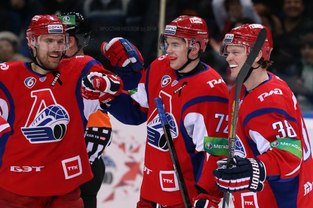 Photo hockey KHL : Le Lokomotiv Iaroslav en play off - KHL - Kontinental Hockey League