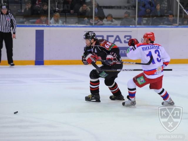 Photo hockey KHL : Le vol de l