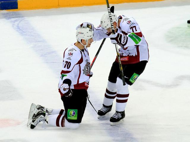 Photo hockey KHL : Riga en play off - KHL - Kontinental Hockey League