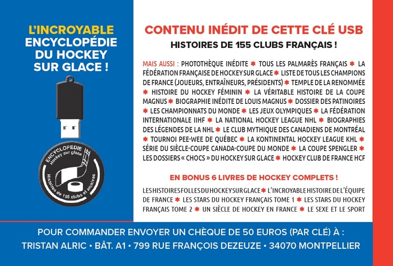 Photo hockey LINCROYABLE ENCYCLOPDIE DU HOCKEY SUR GLACE ! - Hockey en France